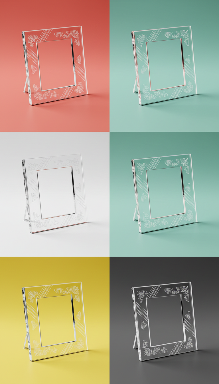 Vibrant Photo Frame With Stand