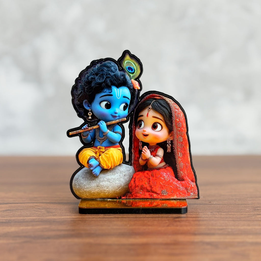 Cute Radha-Krishna
