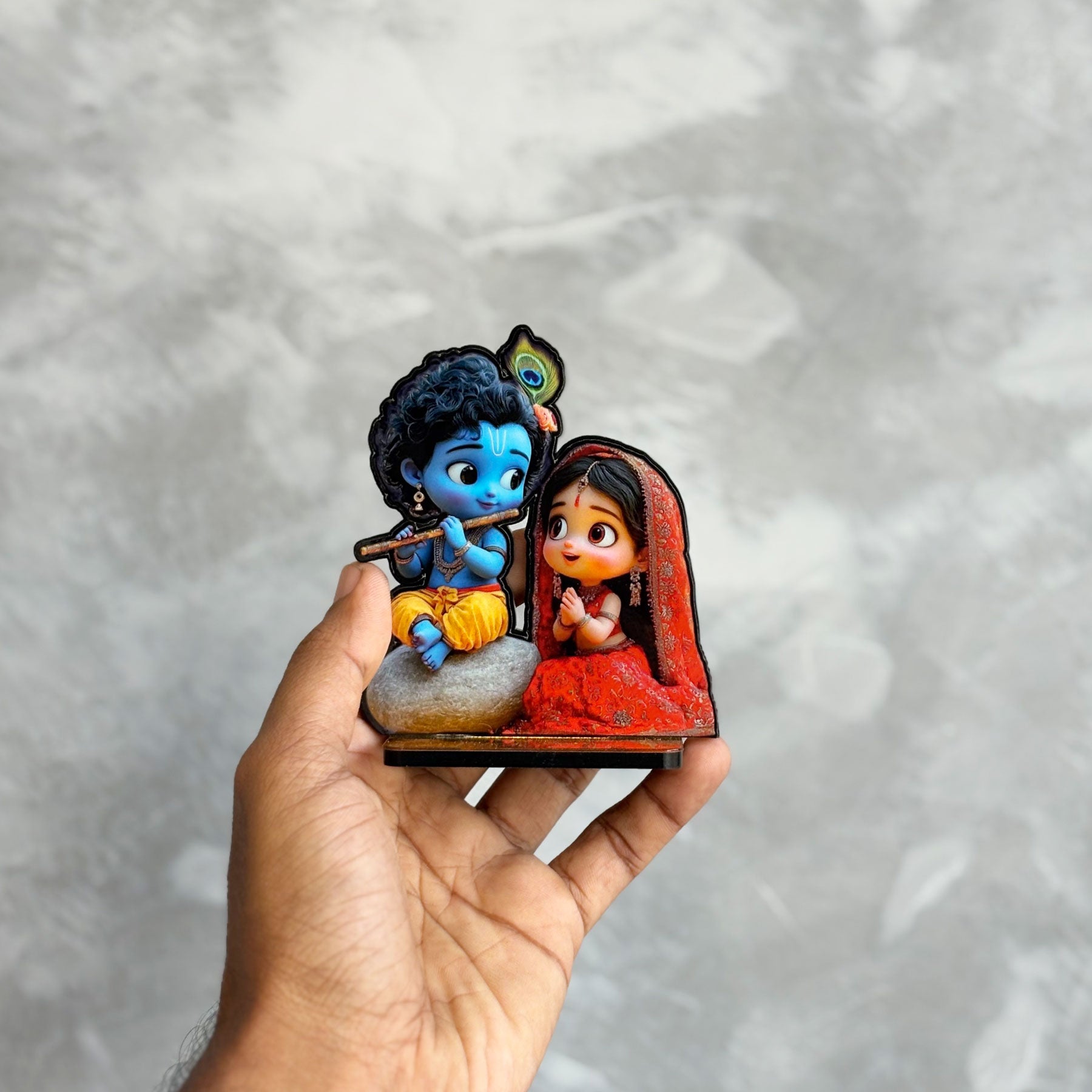 Cute Radha-Krishna