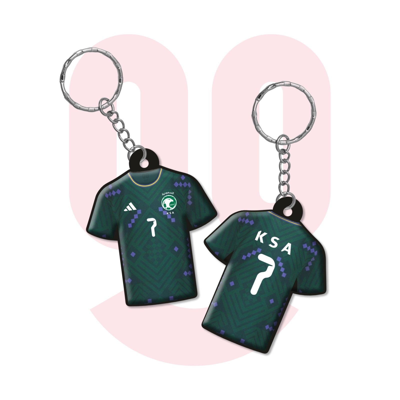 Saudi Arabia Keychain