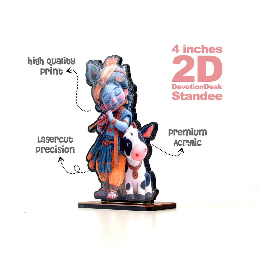 Cute Krishna with cattle