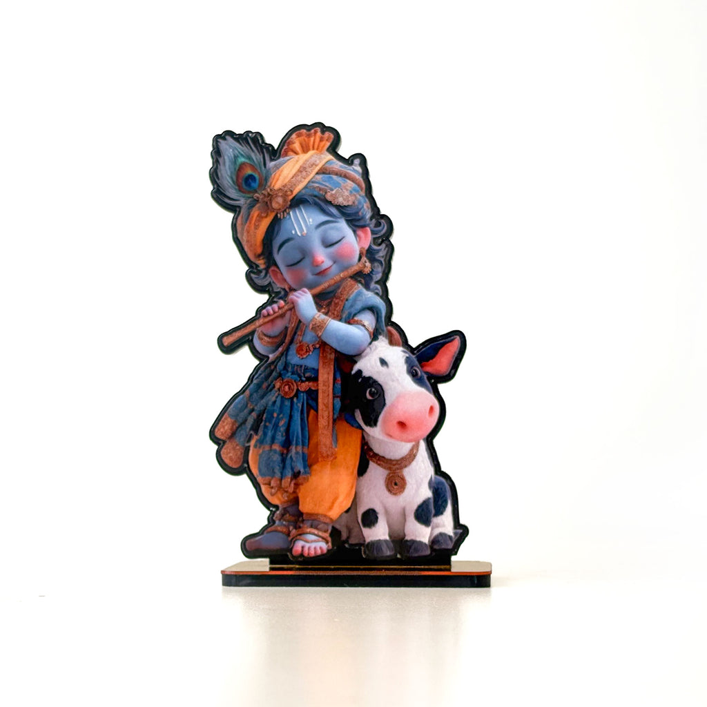 Cute Krishna with cattle