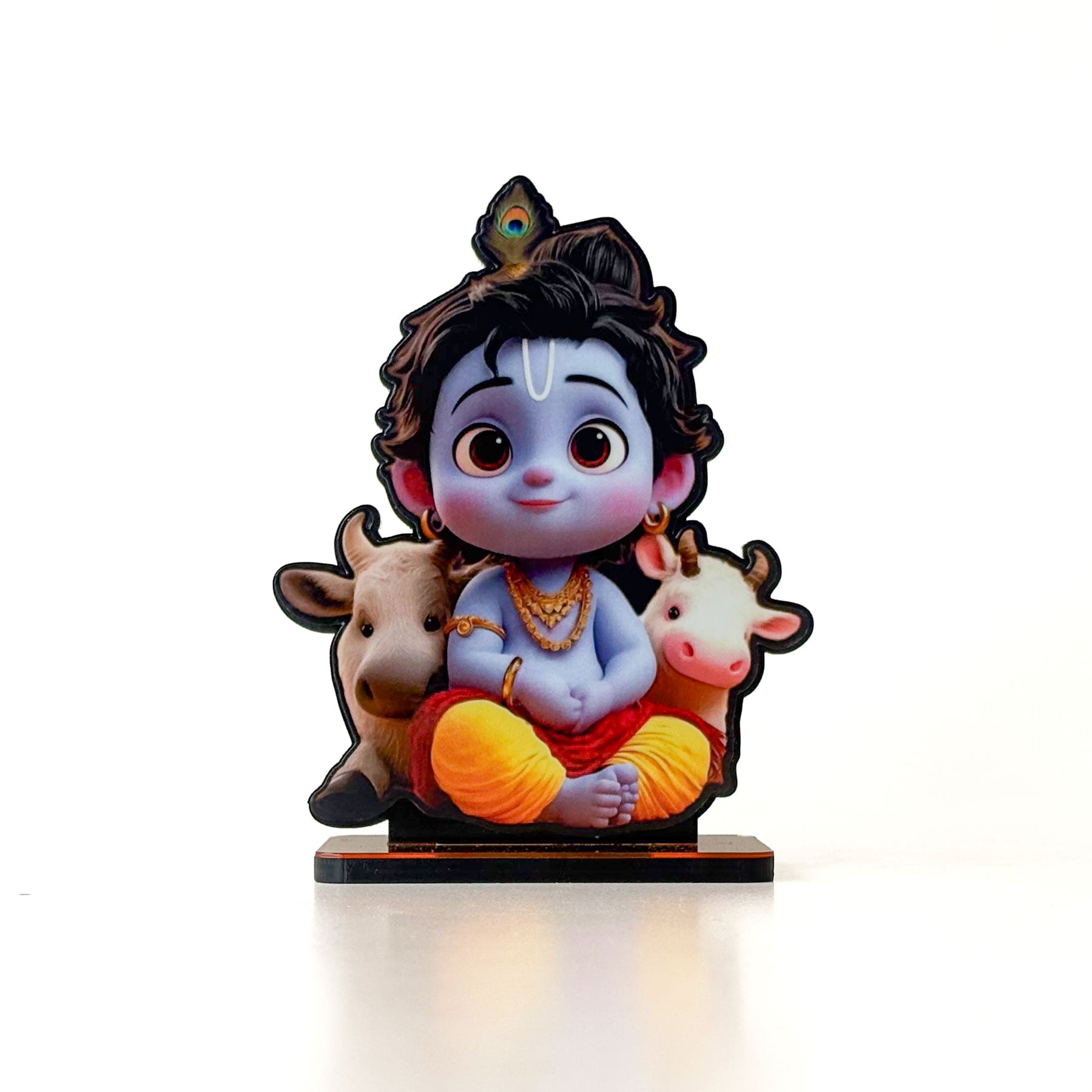 Cute Krishna with cattles