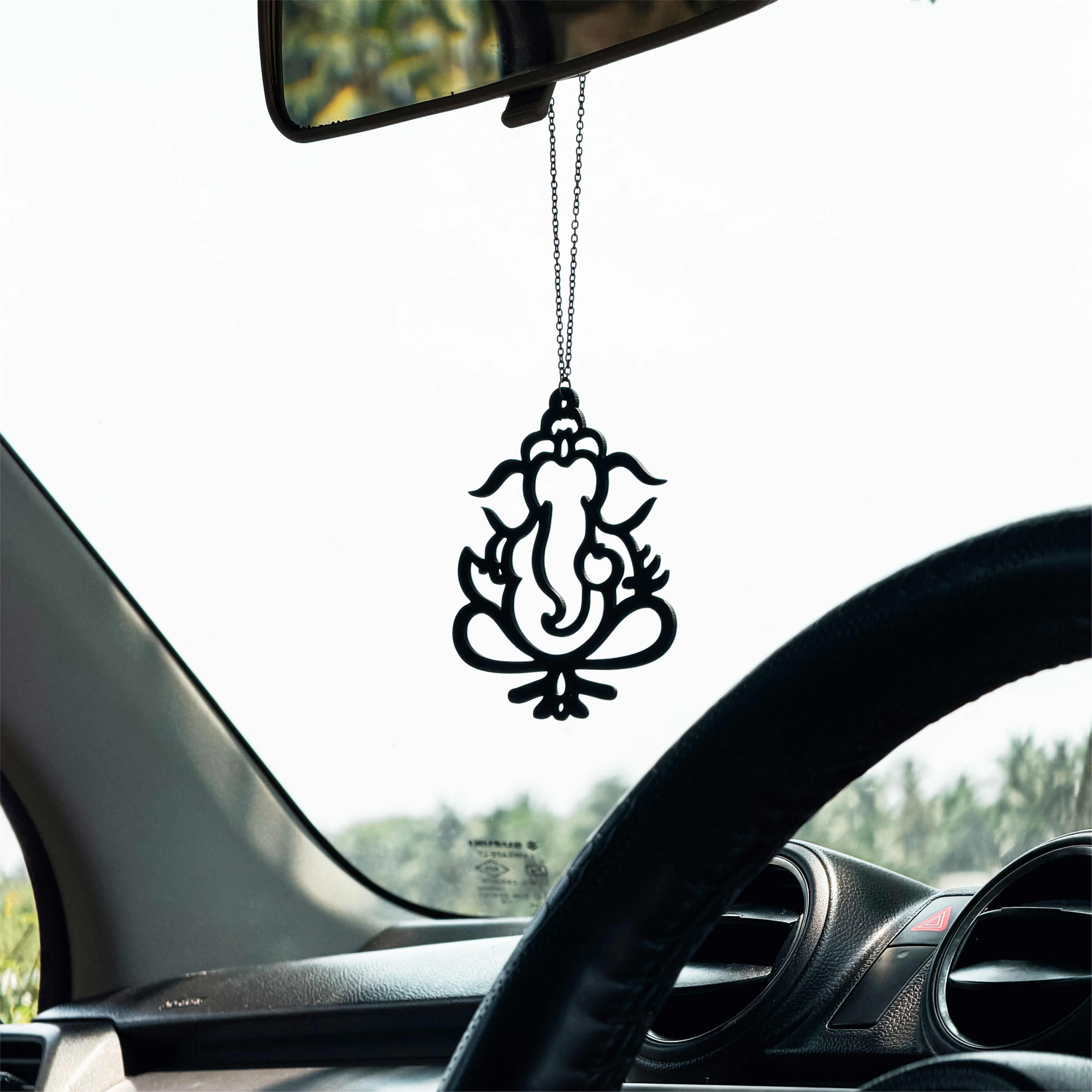 Ganesha Car Mirror Hanging Pendant