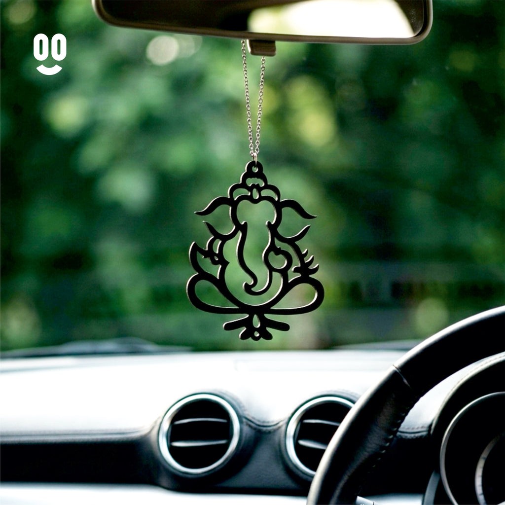 Ganesha Car Mirror Hanging Pendant
