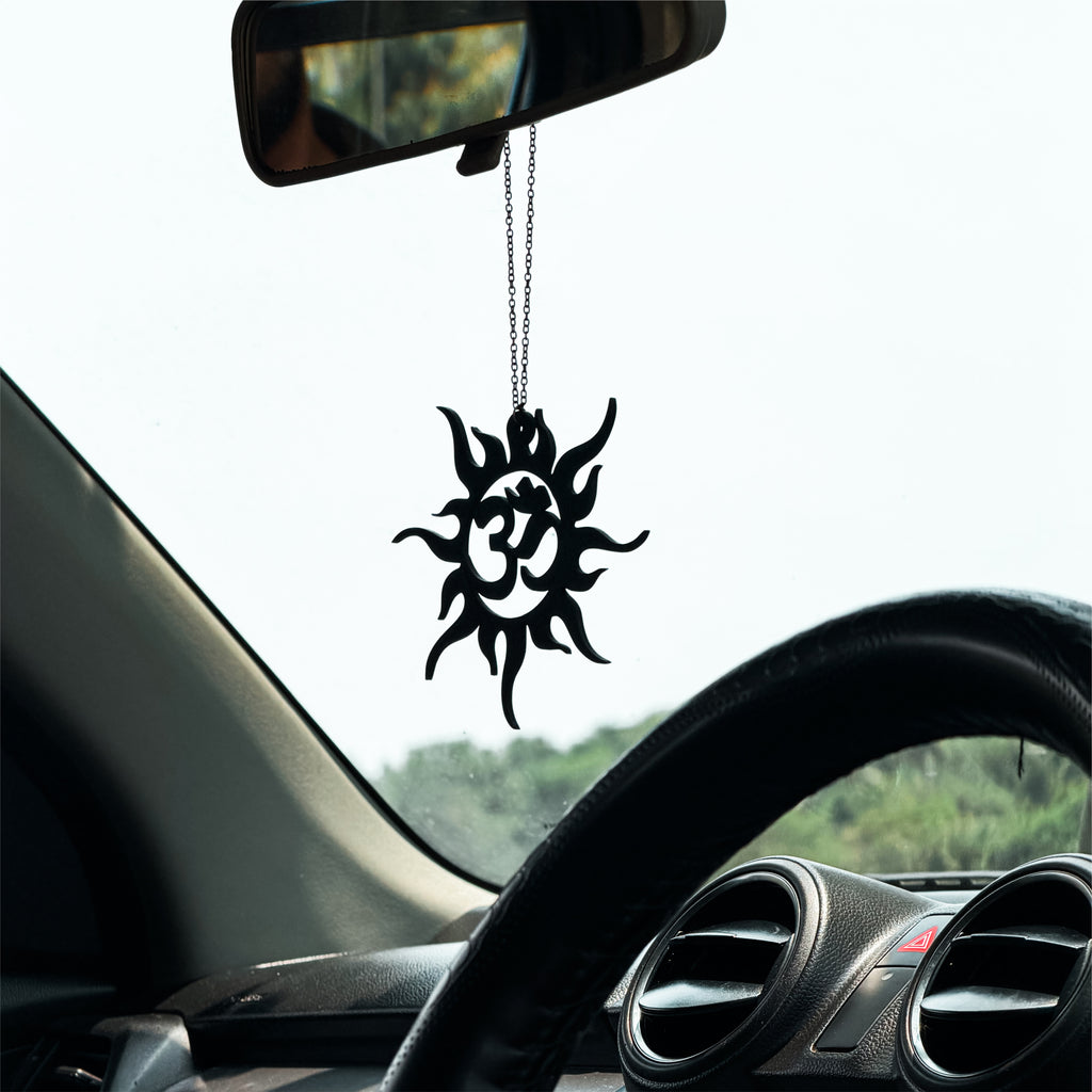 Ohm Sun Car Mirror Hanging Pendant