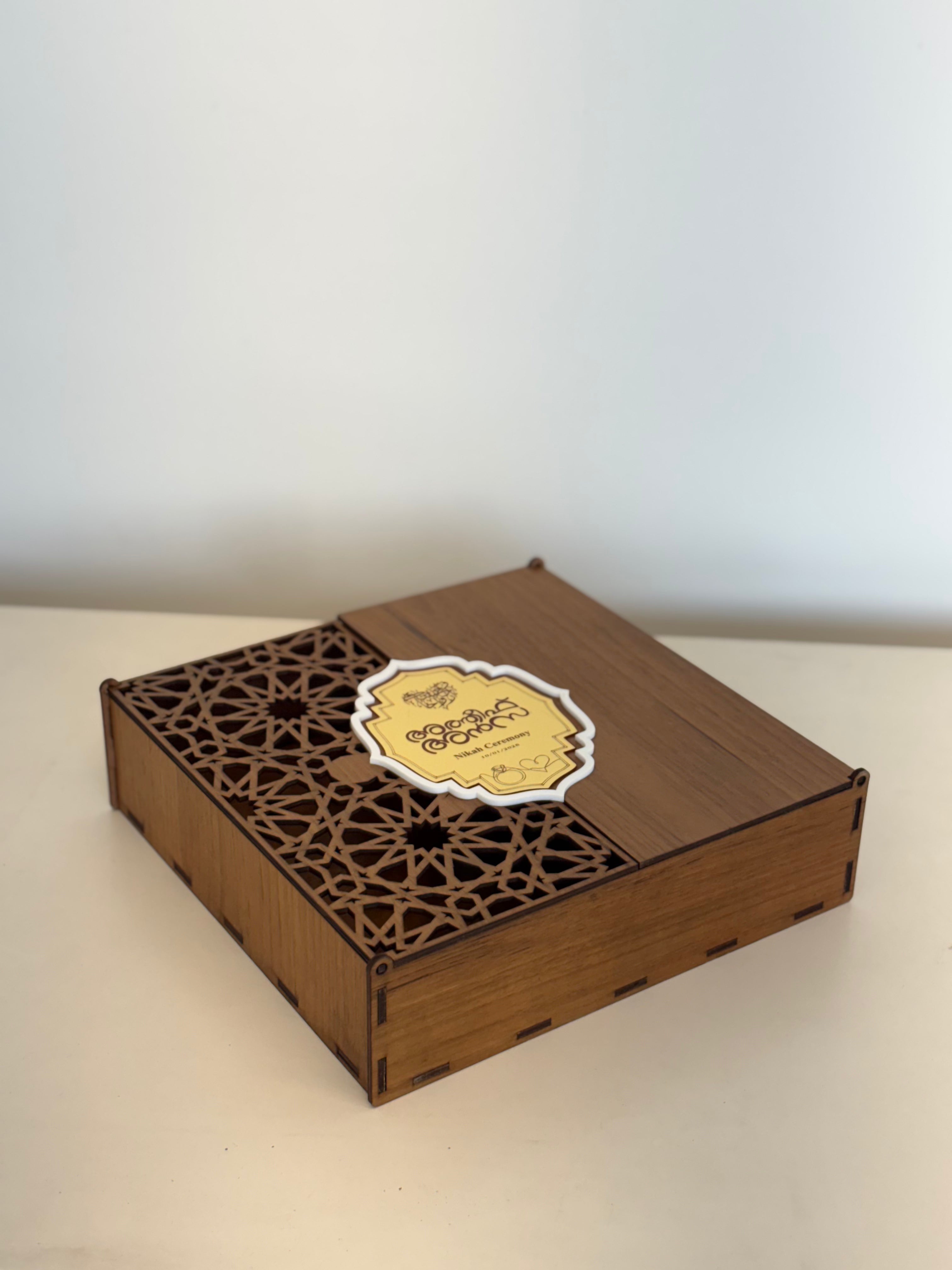 Veneer Wooden Box