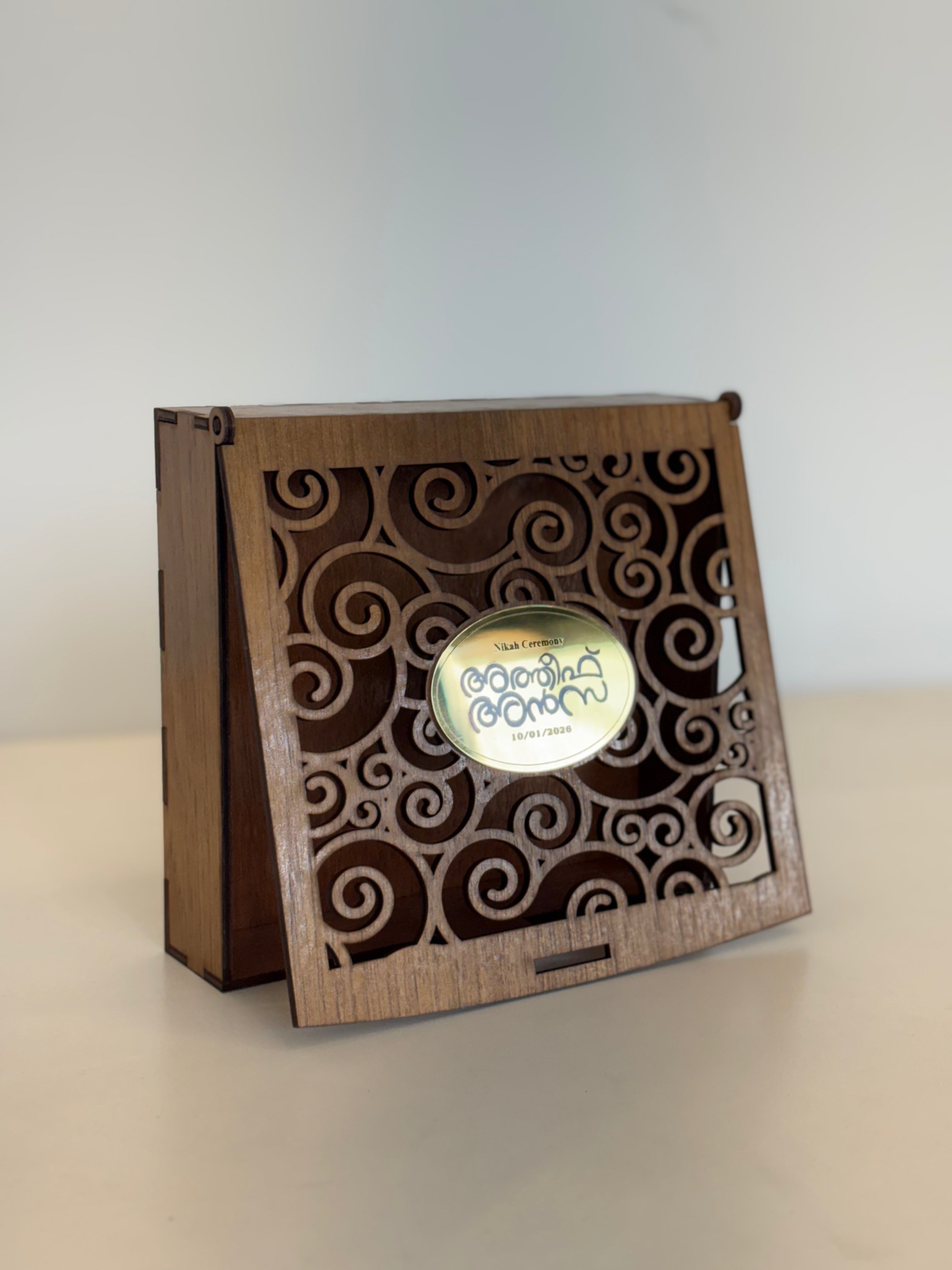 Veneer Wooden Box