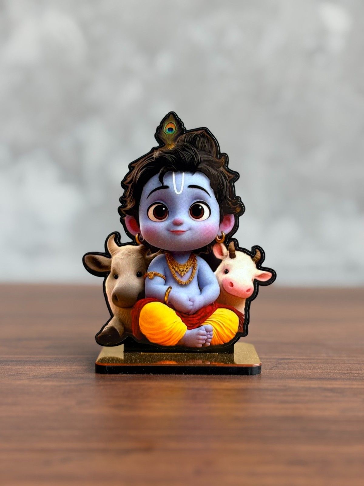 Cute Krishna with cattles