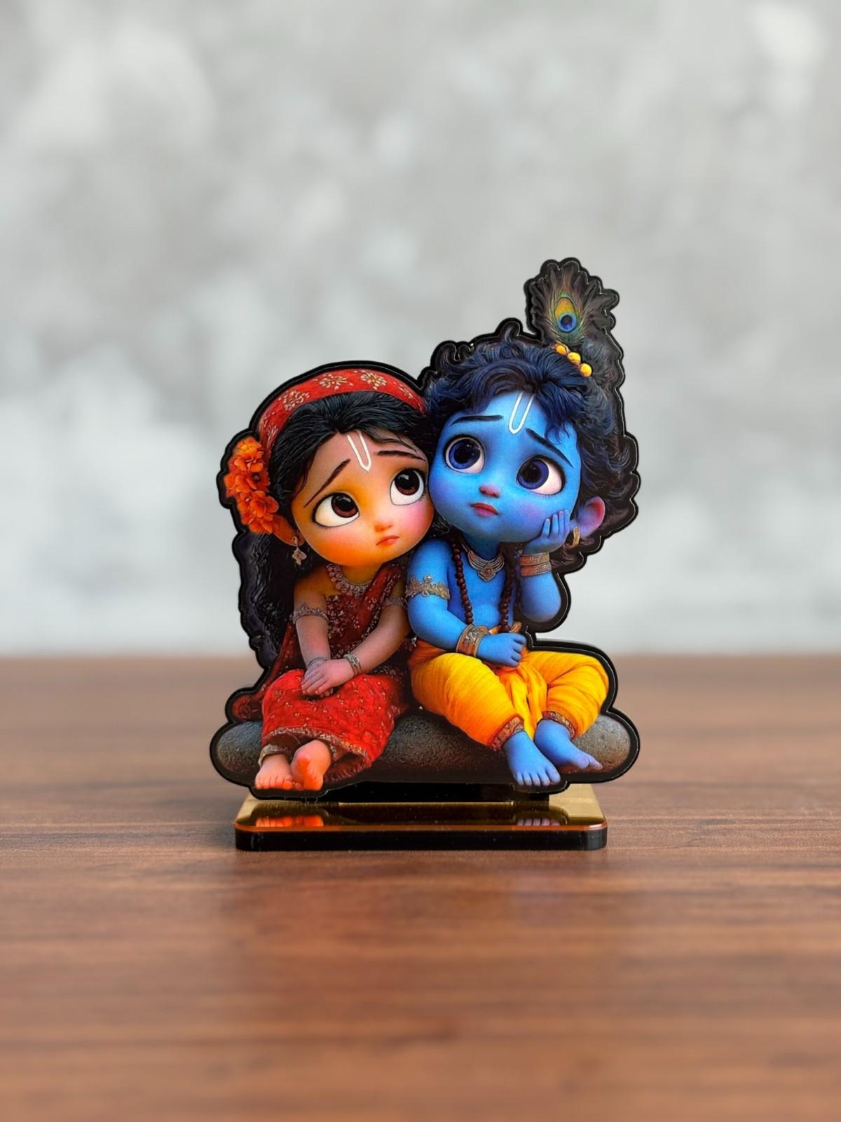 Cute Radha-Krishna