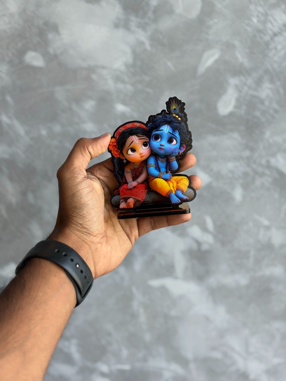 Cute Radha-Krishna