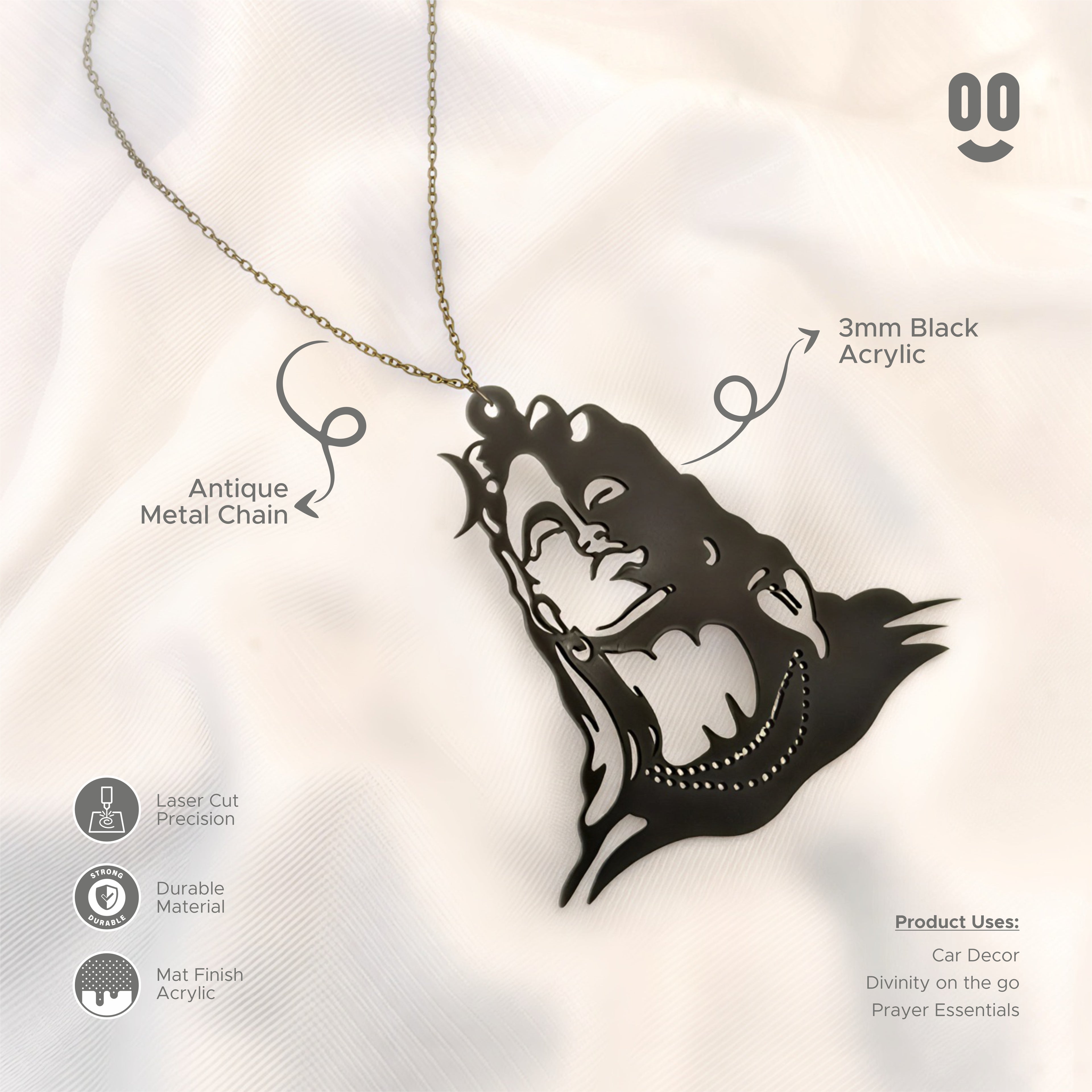 Adiyogi Car Mirror Hanging Pendant