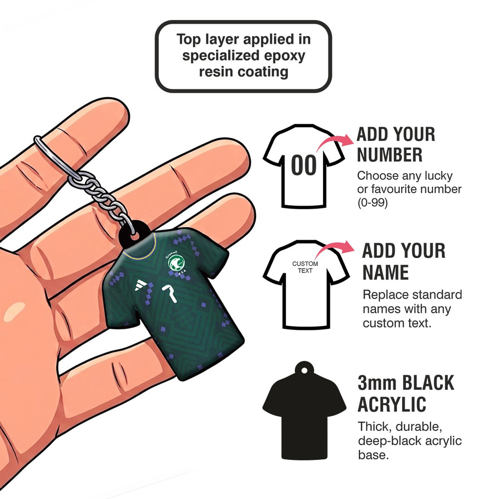 Saudi Arabia Keychain