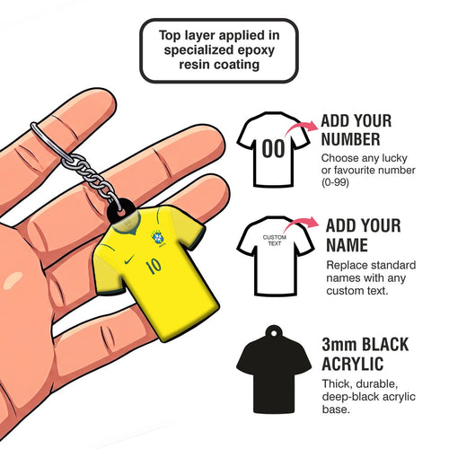 Brazil Keychain