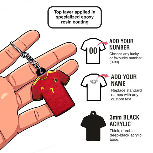 Belgium Keychain